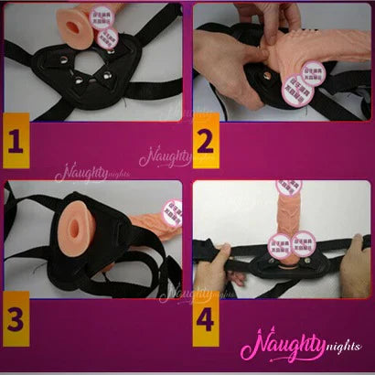 8 INCH BELT SILICON CONDOM WITH VIBRATER MULTIPLE MODE