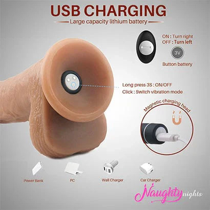 9 INCH DILDO MULTIPLE VIBRATING MODE